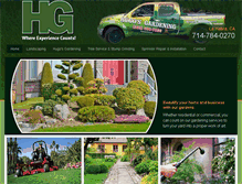 Tablet Screenshot of hugosgardening.com